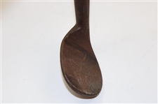 Antique Victor Special Concave Face Niblick Golf Club with Hickory Shaft