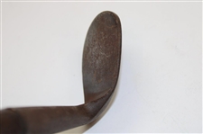 Antique Victor Special Concave Face Niblick Golf Club with Hickory Shaft
