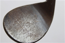 Antique Victor Special Concave Face Niblick Golf Club with Hickory Shaft