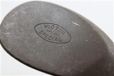 Antique Victor Special Concave Face Niblick Golf Club with Hickory Shaft