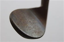 Antique Victor Special Concave Face Niblick Golf Club with Hickory Shaft