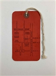 1959 Masters Tournament 2nd Rd Ticket #510 w/ Original String - Jack Nicklaus Masters Debut