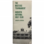 1961 Masters Tournament Official Spectator Guide - Gary Player Winner