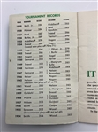 1960 Masters Spectator Guide & Pairings Sheets - Jack Nicklaus Low Am & Arnie Win