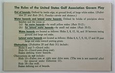 1961 US Amateur at Pebble Beach Official Scorecard - Jack Nicklaus '2nd U.S. Amateur Win' 