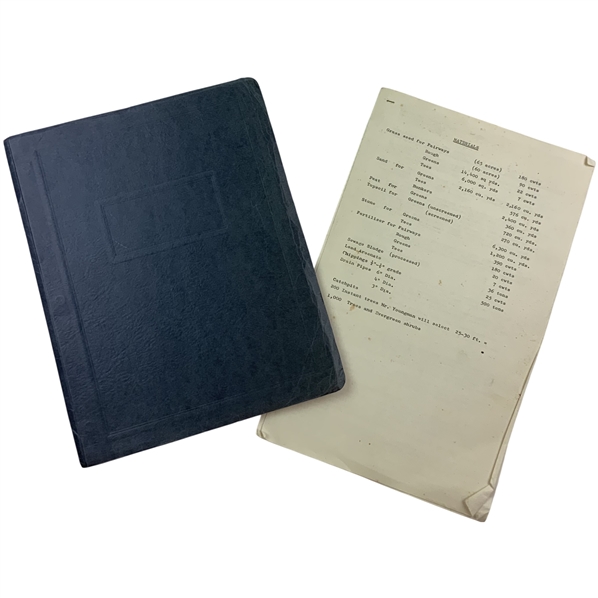 Louis Tuft Manuscript and Henry Cotton Specifications Course Specification Documents - Architectural Content