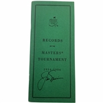 Jack Nicklaus Signed 1934-1986 Records Of The Masters Booklet JSA ALOA