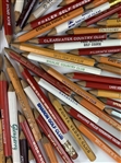 A Collection of Approximately 95 Vintage Promotional Golf Pencils from Various Clubs and Resorts