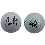 Ludvig Aberg & Cameron Young Signed Golf Balls JSA ALOA