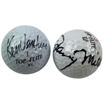 Johnny Miller & Ken Venturi Signed Golf Balls JSA ALOA