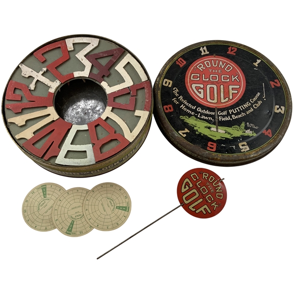 c. 1927 Round the Clock Golf Home Putting Game by The P.S.P. Inc.