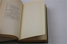1922 'On The Green An Anthology For Golfers' Book by S. J. Looker