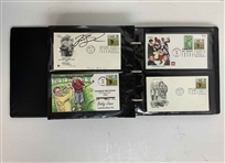 US Golf/Historical Philatelic Collection, FDCs, Sigs Include Nicklaus, Trevino, Olazabal & Many More 
