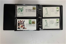 US Golf/Historical Philatelic Collection, FDCs, Sigs Include Nicklaus, Trevino, Olazabal & Many More 