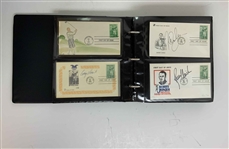 US Golf/Historical Philatelic Collection, FDCs, Sigs Include Nicklaus, Trevino, Olazabal & Many More 