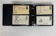 US Golf/Historical Philatelic Collection, FDCs, Sigs Include Nicklaus, Trevino, Olazabal & Many More 