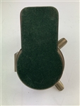 Vintage Cast Metal Golfer Ashtray and Matchbox Holder Attributed to Dunlop