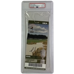 2009 U.S. Open Golf Ticket Signed by Champion Lucas Glover PSA DNA Authentic