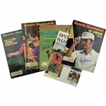 A Collection of Five Autographed Vintage Sports Illustrated Golf Magazines Featuring Dow Finsterwald, Tony Jacklin, Lee Trevino, Lou Graham, and Hale Irwin JSA ALOA