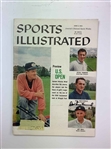 A Collection of Five Autographed Vintage Sports Illustrated Golf Magazines Featuring Dow Finsterwald, Tony Jacklin, Lee Trevino, Lou Graham, and Hale Irwin JSA ALOA