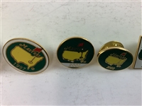 A Set of Eight Masters Tournament Commemorative Lapel Pins, 1989-2005