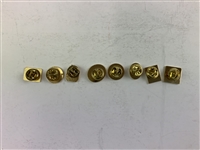 A Set of Eight Masters Tournament Commemorative Lapel Pins, 1989-2005