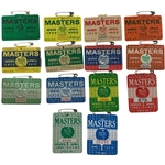 Collection of 14 Masters Tournament Series Badges 1968-1983