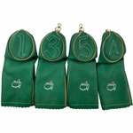 A Set of four Vintage Masters Tournament Leatherette Golf Club Headcovers