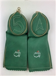 A Set of four Vintage Masters Tournament Leatherette Golf Club Headcovers