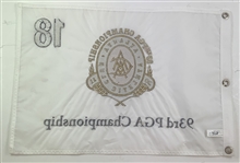 A Trio of Official Major Championship Embroidered Golf Pin Flags