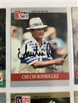 A Collection of 33 Signed Professional Golf Trading Cards including Major Champions and Notable Rookies JSA ALOA