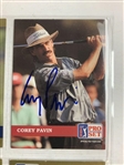 A Collection of 33 Signed Professional Golf Trading Cards including Major Champions and Notable Rookies JSA ALOA