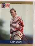 A Collection of 33 Signed Professional Golf Trading Cards including Major Champions and Notable Rookies JSA ALOA
