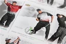Tiger Woods Deluxe Upper Deck Ltd Ed Master Collection #145/200 in Box - Full Base