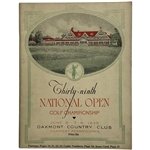 1935 US Open at Oakmont Country Club Official Program