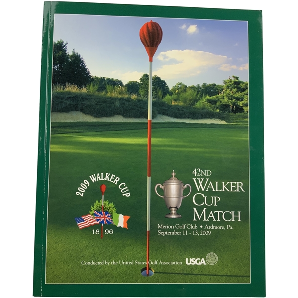 2009 Walker Cup Match Official Program Merion Golf Club