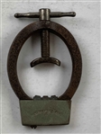 Two Vintage Handheld Golf Ball Marking Tools including A.G. Spalding and Bros and Stuart Marker
