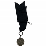 Antique Sterling Silver Waumbek Golf Club Watch Fob Medal by John Frick Jewelry Co.