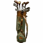 Bobby Jones 1930 Grand Slam Commemorative Hickory Shaft Golf Club Set with Bag by Heritage Golf St. Andrews