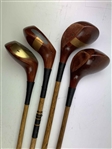 Bobby Jones 1930 Grand Slam Commemorative Hickory Shaft Golf Club Set with Bag by Heritage Golf St. Andrews