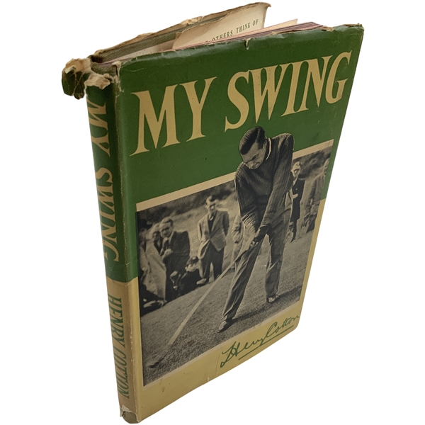 Henry Cotton Signed 1952 My Swing JSA ALOA