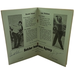 Arnold Palmer and Jack Nicklaus Signed 1964 Golf Exhibition Souvenir Program with Beckett LOA
