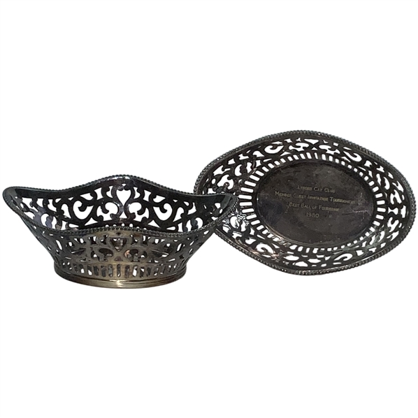 A Pair of Silver-Plated Pierced Baskets by Garrard and Co. Ltd.