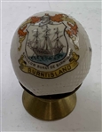 A Collection of Vintage British Golfing Memorabilia and Collectibles including Arcadian and Carlton China