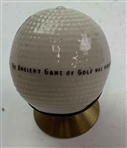 A Collection of Vintage British Golfing Memorabilia and Collectibles including Arcadian and Carlton China