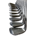 Fuzzy Zoeller's 1984 US Open Winning Used 1-10 Hillerich & Bradsby PowerBilt Scotch '3 16 84' Stamped Iron Set from Caddie