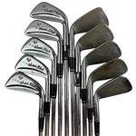 Fuzzy Zoellers 1984 US Open Winning Used 1-10 Hillerich & Bradsby PowerBilt Scotch 3 16 84 Stamped Iron Set from Caddie