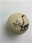 Fuzzy Zoeller's Winning Signed 1986 Pebble Beach Pro-Am Tournament Used Golf Ball from Caddie w/ Badge JSA ALOA
