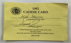 Fuzzy Zoeller's Personal Signed Glove and Tournament Ephemera  - Mazzeo Collection JSA ALOA