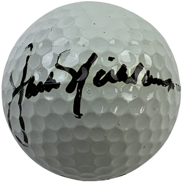 Jack Nicklaus Signed late 1990s Personal Used JACK NICKLAUS Titleist Golf Ball - Mazzeo Collection JSA ALOA